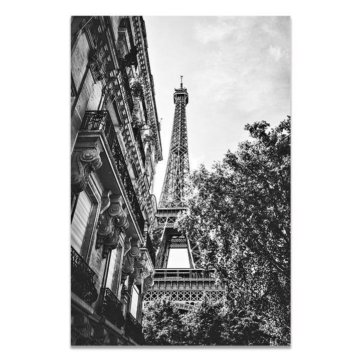 Poster & Bildende Kunst SERIE PARIS "À Paris" Schwarz-Weiß Fotografie "À Paris" cj decor Facebook fotografie industrial priori wandbild