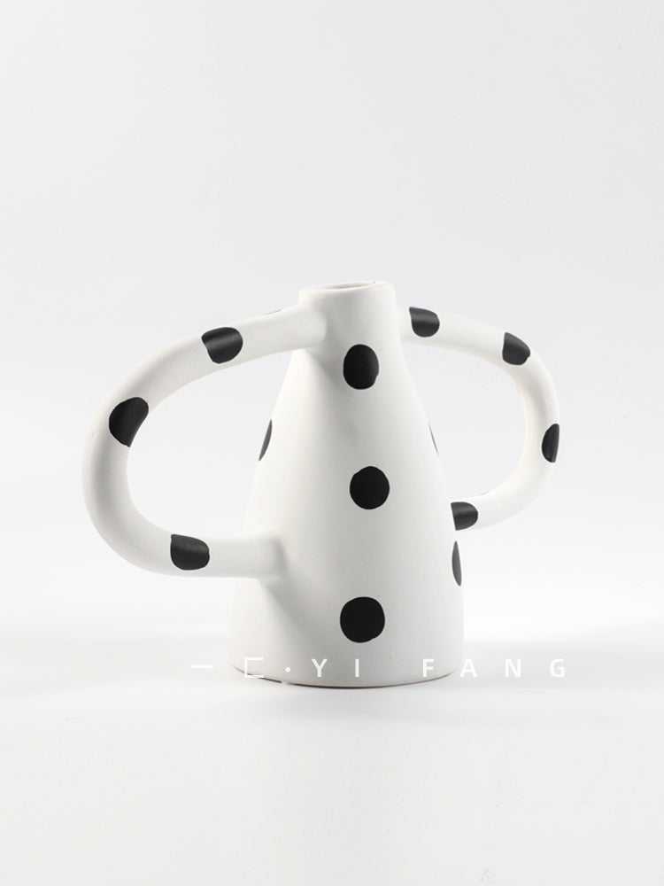 Designer-Vase RIBAN Vasen 12" aus Keramik Handgefertigt _label_handmade boring cj deko & homestyle Facebook handmade island max minimal priori vase