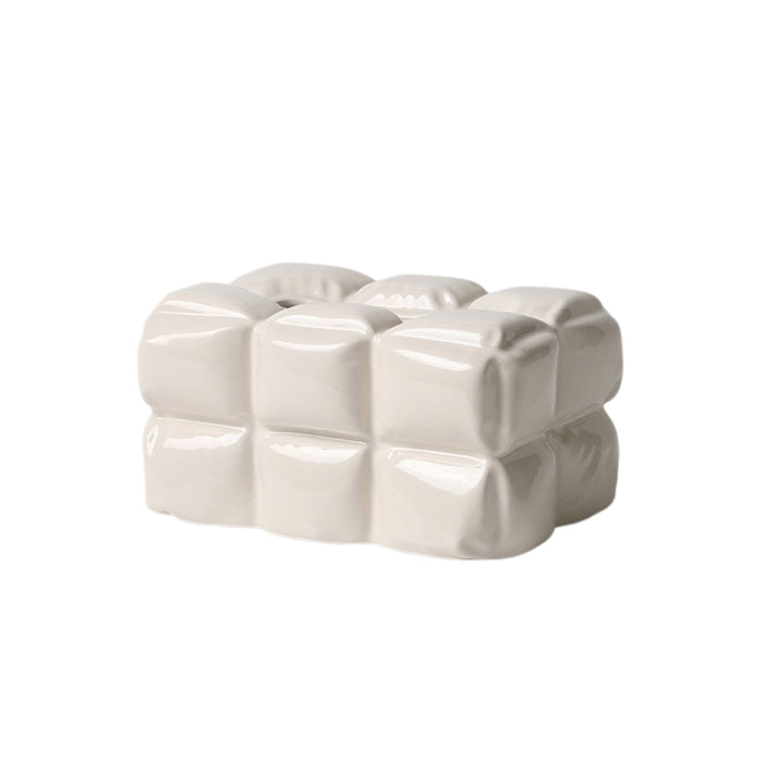 Serviettenhalter & -spender SVELTO Taschentuchbox 9" aus Keramik boring cj priori tissue box wohnzimmer