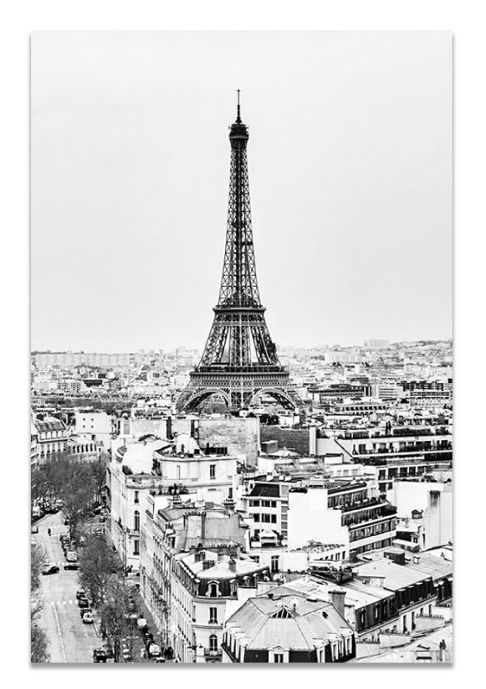 Poster & Bildende Kunst SERIE PARIS "la tour eiffel" Schwarz-Weiß Fotografie cj decor Facebook fotografie industrial priori wandbild