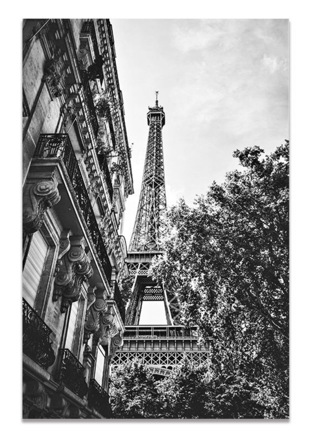 Poster & Bildende Kunst SERIE PARIS "À Paris" Schwarz-Weiß Fotografie cj decor Facebook fotografie industrial priori wandbild