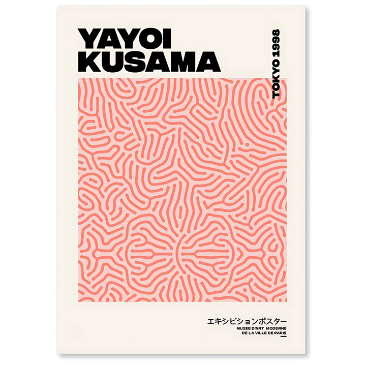 TOKYO 1998 - Yayoi Kusama-inspired canvas prints