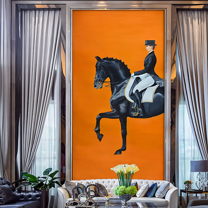 HORSE mural canvas