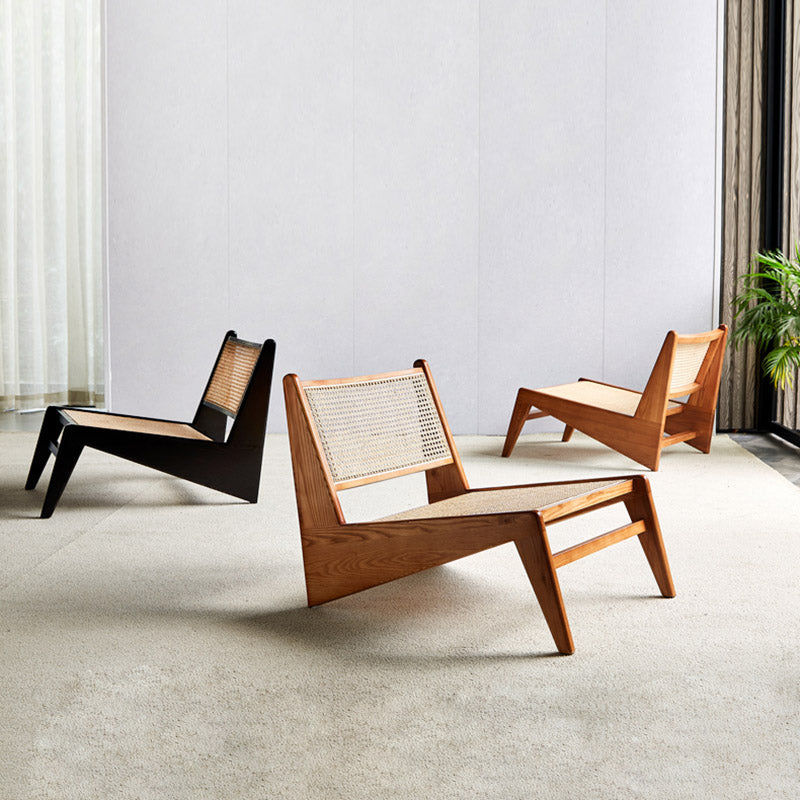 Stühle KAYU Lazy Chair 37" aus Rattan | Handgefertigt boho cj stuhl