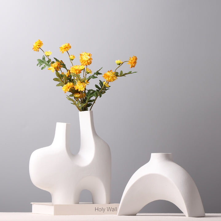 Designer-Vase HUA Vasen 14" aus Keramik b&w cj decor deko & homestyle entwurf Facebook fashion keramik minimal priori vase