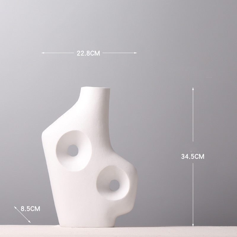 Designer-Vase HUA Vasen 14" aus Keramik b&w cj decor deko & homestyle entwurf Facebook fashion keramik minimal priori spring vase