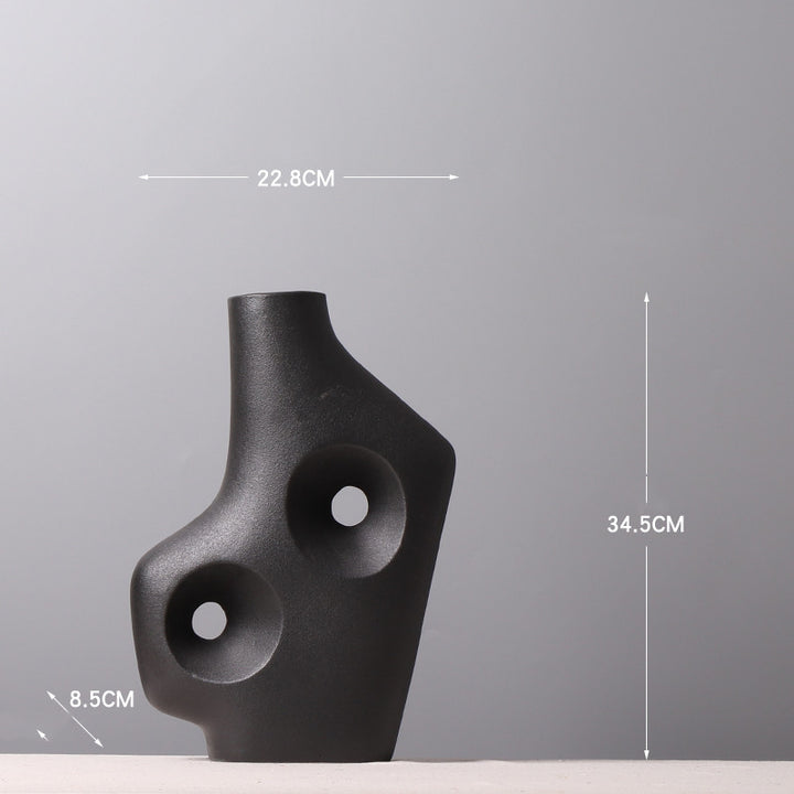 Designer-Vase HUA Vasen 14" aus Keramik b&w cj decor deko & homestyle entwurf Facebook fashion keramik minimal priori vase