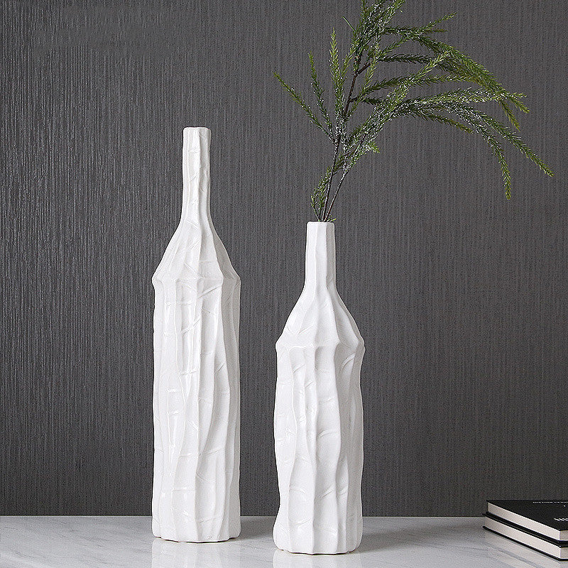 Bodenvasen PESO Bodenvasen 24" aus Keramik 24" cj decor deko & homestyle entwurf Facebook fashion max priori spring vase weiß