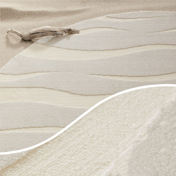 Teppiche FRENCH MINIMNAL Teppich 90" Cream White bett cj Facebook priori teppich wohnzimmer wohnzimmerteppich