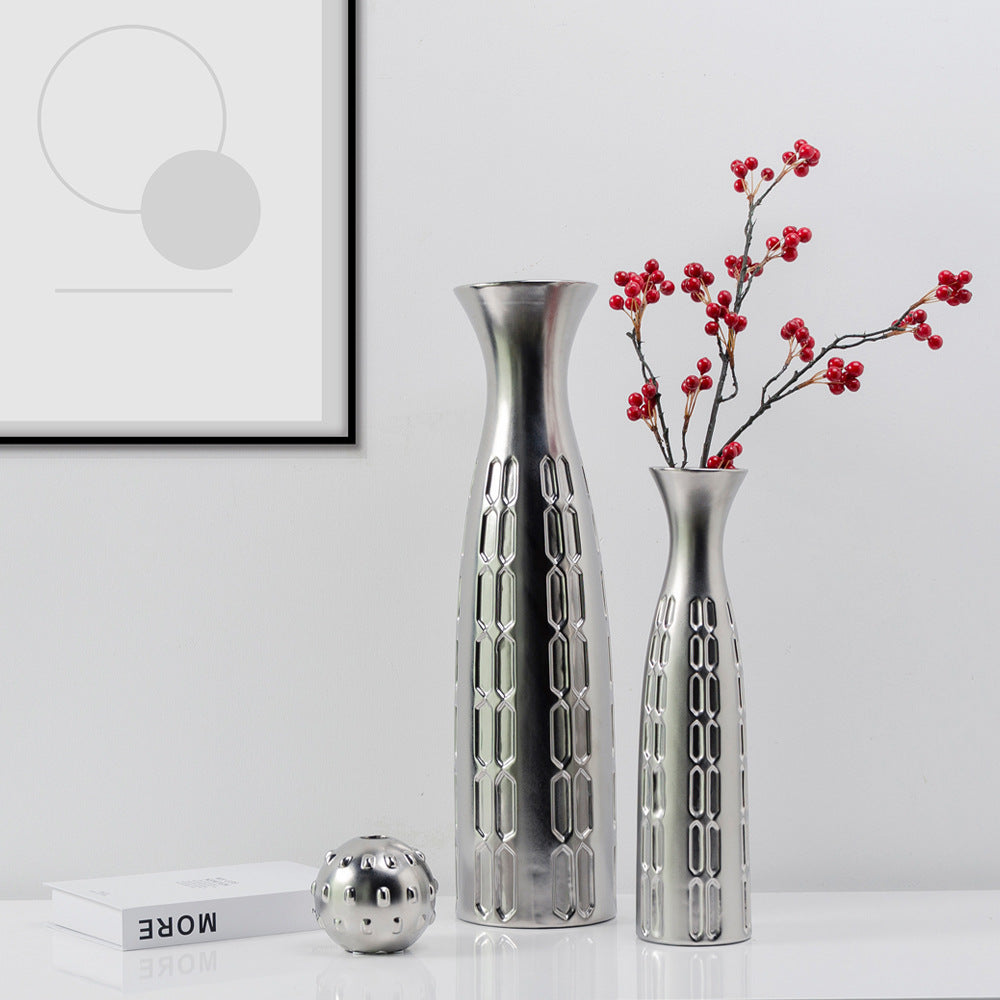 Bodenvasen MARRO Bodenvasen 23" aus Keramik b&w cj decor deko & homestyle Facebook fashion industrial priori spring vase