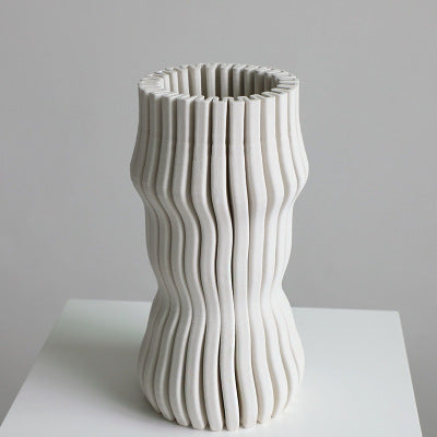 Vasen ZYLA Vasen 13" aus Keramik 3D print b&w boring cj decor deko & homestyle Facebook fashion iconic max minimal priori spring vase