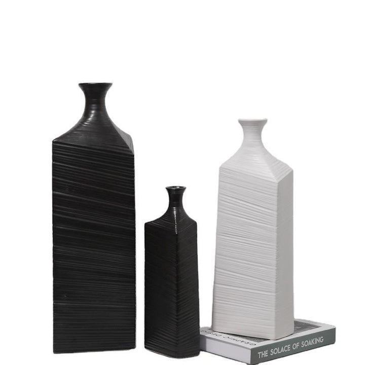 Bodenvasen AARA Bodenvasen 20" aus Keramik b&w cj decor deko & homestyle entwurf Facebook fashion keramik meta style accessoire vase