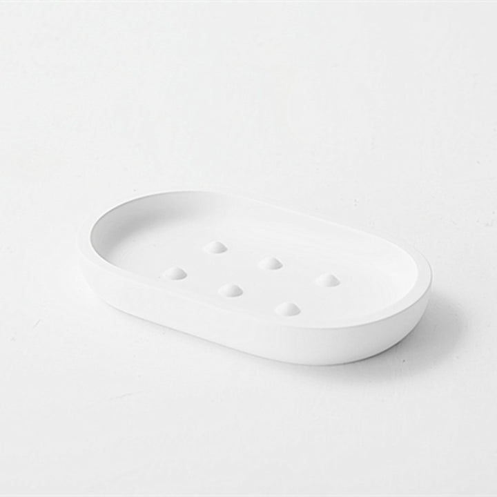 Badezimmer-Zubehörsets KALI Badezimmer-Accessoires aus Resin Weiß Seifentablett badezimmer cj Facebook minimal neu Seifenspender