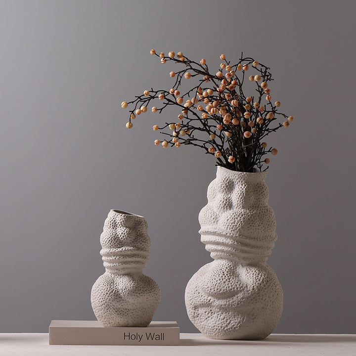 Kunstvase KORALL Vasen 18" aus Keramik handgefertigt beachhouse boho cj decor deko & homestyle entwurf Facebook fashion herbst keramik max priori vase