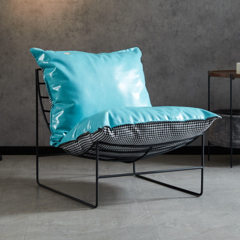 Sessel ohne Armlehnen INDU STAHL Sessel - Single Chair aus Stahl Blueleather cj Facebook herbst industrial lounger max minimal priori sessel temporary_off