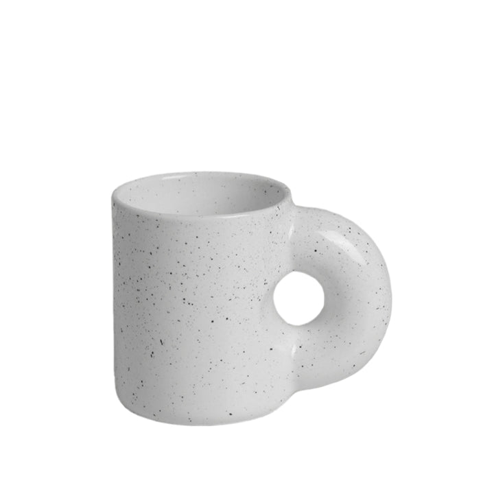 Kaffee- und Teetassen MIDA Tassen 7.2" aus Porzellan 'DotArt' Tasse cj edgeless Facebook geschirr iconic max stracciatella tasse