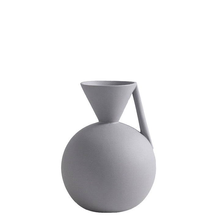 Designer-Vase MENTO Vasen 11" aus Keramik grau cj decor deko & homestyle entwurf Facebook fashion happycolors keramik max minimal priori vase