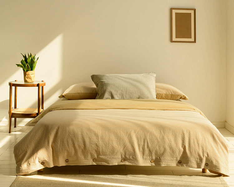 Bettbezüge BOHO Bettbezug aus Baumwolle gelb bett bettzeug cj entwurf wohnaccessoire