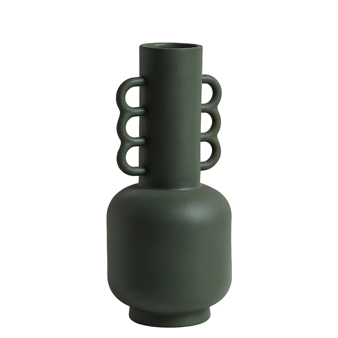 Designer-Vase POREE Vasen 11" aus Keramik dunkelgrün boho boring cj decor deko & homestyle entwurf Facebook fashion herbst keramik max priori vase