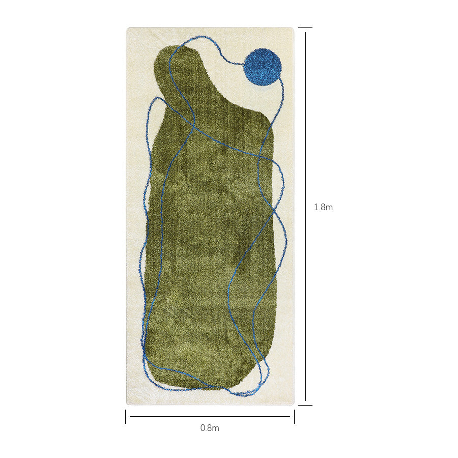 Bettvorleger MERK Bettvorleger 77" aus Polyester olivgrün 80 x 180 cm bettvorleger cj Facebook herbst max teppich