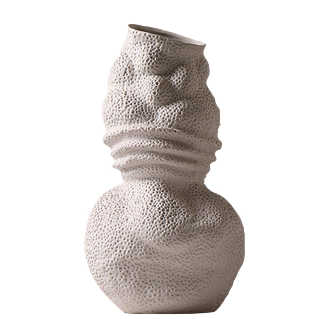 Kunstvase KORALL Vasen 18" aus Keramik handgefertigt beige L beachhouse boho cj decor deko & homestyle entwurf Facebook fashion herbst keramik max priori vase